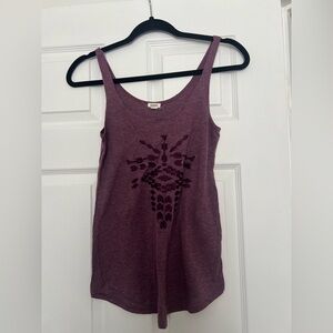 Garage Maroon Graphic Tank Top size XS